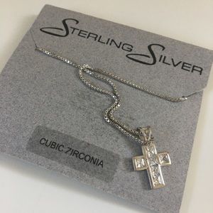 Sterling Silver Cross Necklace
